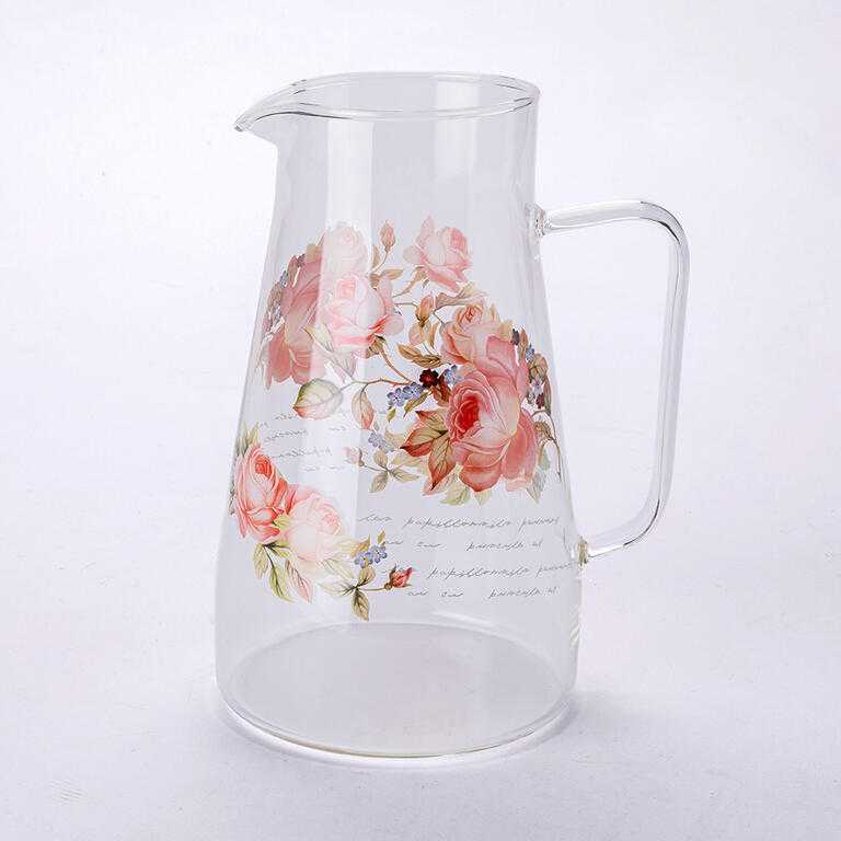 Sklenený džbán RUŽA 1450 ml