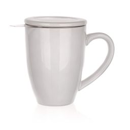 Banquet Keramický hrnček s viečkom a s nerezovým sitkom BONNET 350 ml - galéria #1
