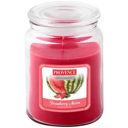 Sviečka v skle s viečkom, jahoda a melón - galéria #1