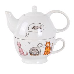 Sada na čaj MAČKY Tea For One - galéria #1