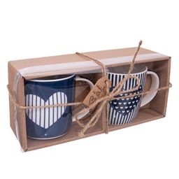 Porcelánové hrnčeky JUST LOVE 390 ml 2 ks - galéria #2
