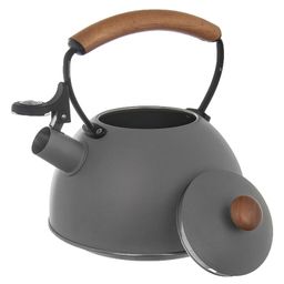 Nerezová pískacia kanvica WOODEN, 2,9 l - galéria #1