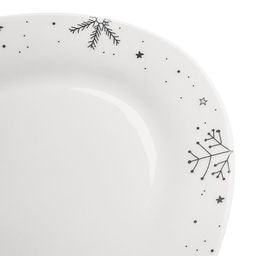 Porcelánový servírovací tanier oválny VLOČKA - galéria #2