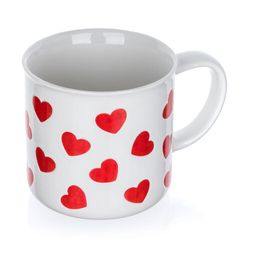 Súprava keramických hrnčekov RED HEARTS 350 ml 2 ks - galéria #2