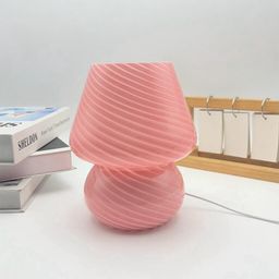 LED stolná lampička ružová - galéria #3