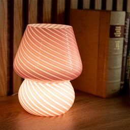 LED stolná lampička ružová - galéria #2