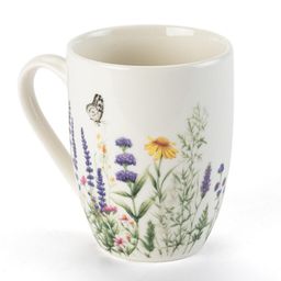 Porcelánový hrnček LEVANDUĽA A MOTÝLI v darčekovej krabičke 350 ml - galéria #1