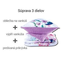 Prešívaná baránková súprava Dual Feel HELEN 3 ks - galéria #1
