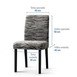 stoličky s operadlom 2 ks 45 x 45 x 50 cm - galéria #5