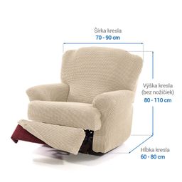 relaxačné kreslo (š. 70 - 90 cm) - galéria #5