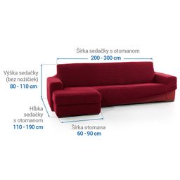 sedačka s otomanom vľavo (š. 200 - 300 cm) - galéria #5