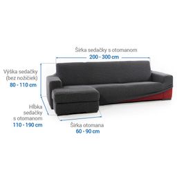 sedačka s otomanom vľavo (š. 200 - 300 cm) - galéria #5