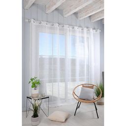 Voálová záclona na francúzske okno CELIAN XXL 300 x 260 cm - galéria #3