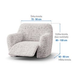 relaxačné kreslo (š. 70 - 90 cm) - galéria #5