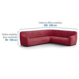 rohová sedačka (š. 350 - 530 cm) - galéria #5