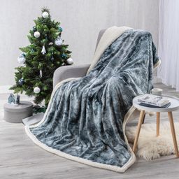 Baránková deka MARBLE 140 x 200 cm - galéria #1