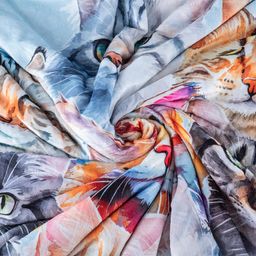 Baránková deka MAČKY farebné 140 x 200 cm - galéria #4