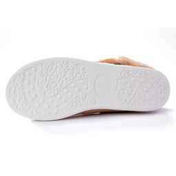 Dámske členkové topánky s kožúškom béžové - galéria #5