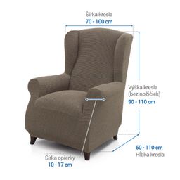 kreslo ušiak (š. 70 - 100 cm) - galéria #5