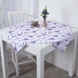 Stredový obrus s potlačou LEVANDUĽA 85 x 85 cm - galéria #1