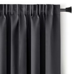 Zatemňovací záves blackout RESTILO grafitový 140 x 245 cm - galéria #2
