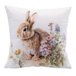 Sada 2 ks obliečok na vankúšiky ZAJAČCI V TRÁVE 40 x 40 cm - galéria #2