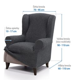 kreslo ušiak (š. 70 - 95 cm) - galéria #5