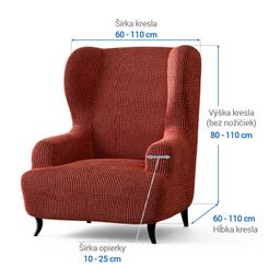 kreslo ušiak (š. 60 - 110 cm) - galéria #3