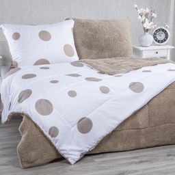 Prešívaná baránková súprava Dual Feel ESTELLA 3 ks