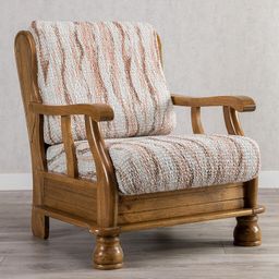 kreslo s drevenými rúčkami (š. 40 - 70 cm)