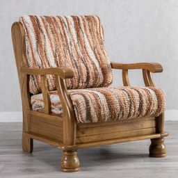kreslo s drevenými rúčkami (š. 40 - 70 cm)