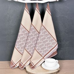 Utierky z egyptskej bavlny DORO BEIGE 50 x 70 cm 3 ks