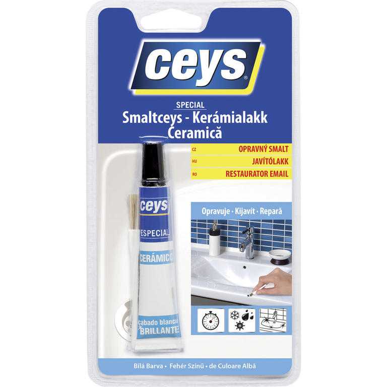 Opravné lepidlo na smalt SmaltCeys biele 15 g - galéria #1