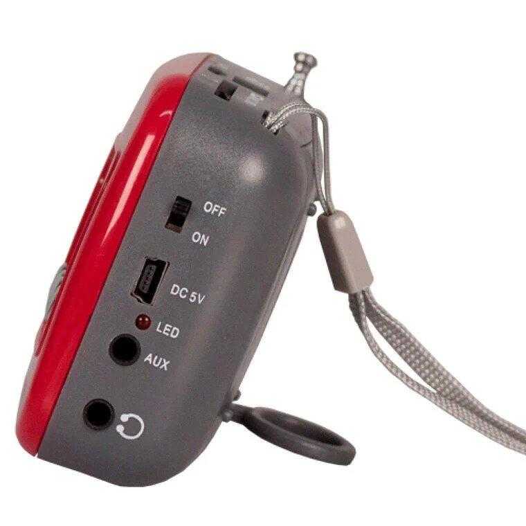 Prenosné rádio s USB Orava RP-130 R červené - galéria #2