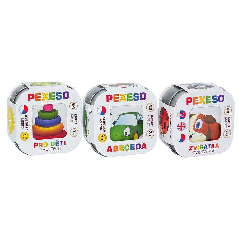 Detské hry PEXESO súprava 3 ks - galéria #1