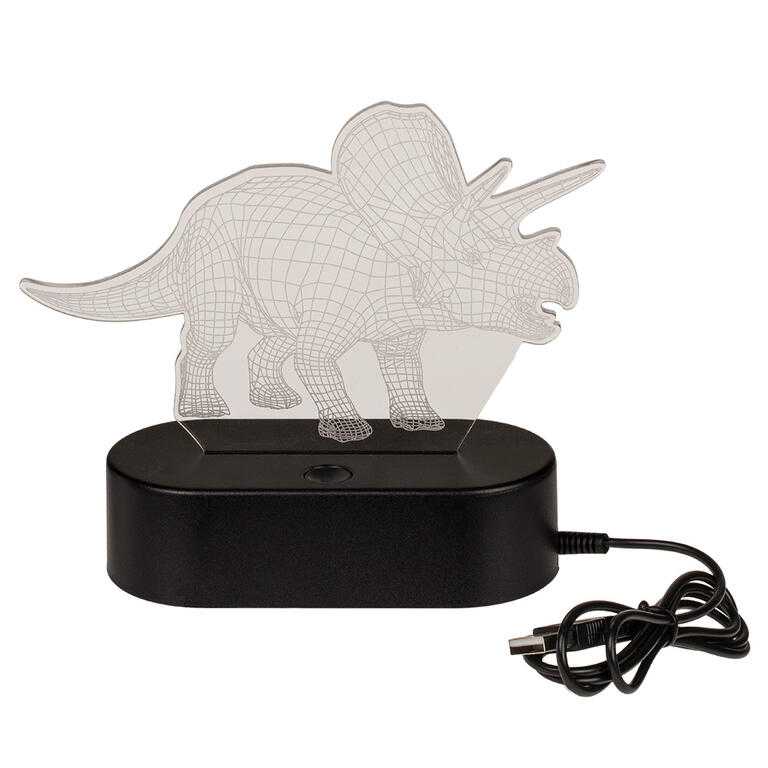 Detská lampička 3D TRICERATOPS - galéria #1