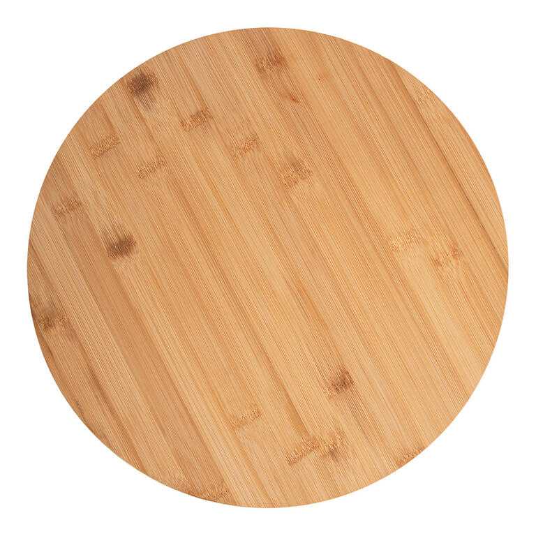 Servírovací otočný podnos BAMBUS 35 cm - galéria #3