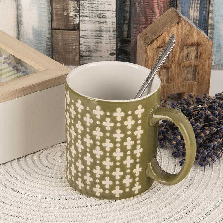 Sada keramických hrnčekov KRÍŽE 350 ml 2 ks - galéria #1
