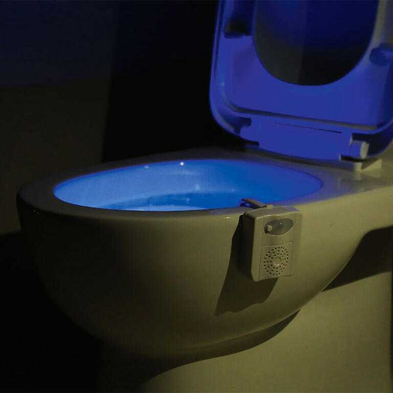 LED lampička na toaletu - galéria #1