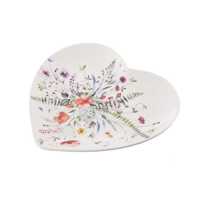 Porcelánový dezertný tanier MAK, srdce, 17,5 cm - galéria #2