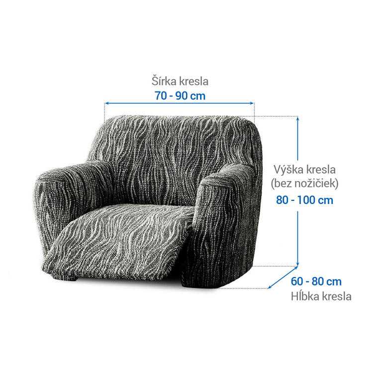 relaxačné kreslo (š. 70 - 90 cm) - galéria #5