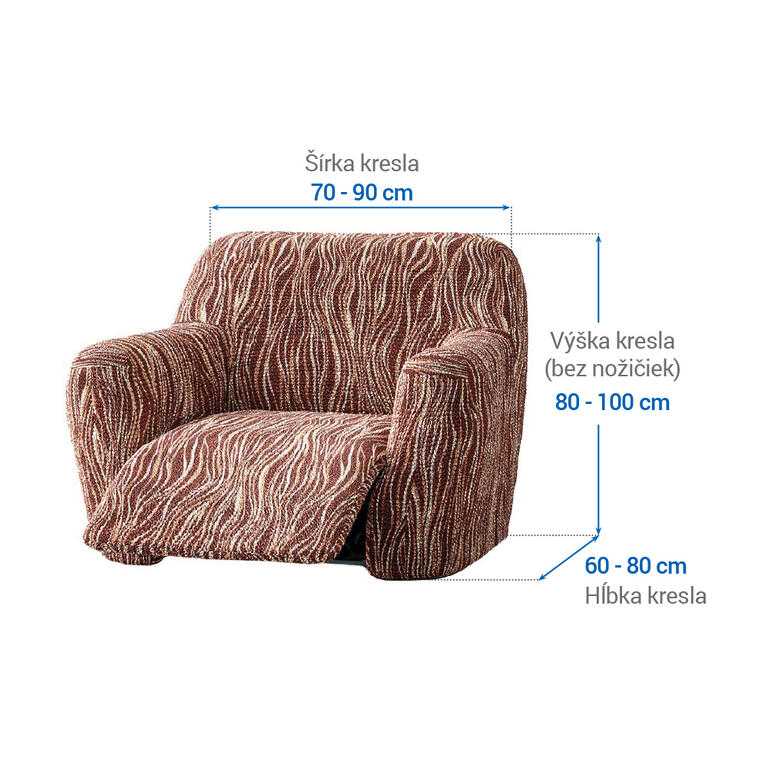relaxačné kreslo (š. 70 - 90 cm) - galéria #5