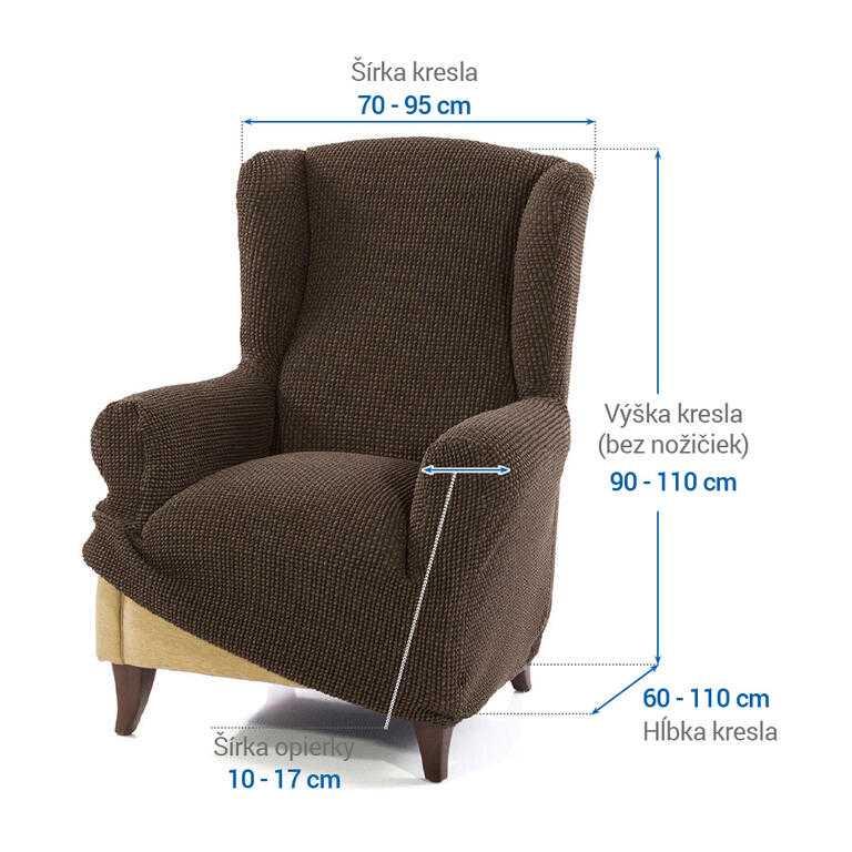 kreslo ušiak (š. 70 - 95 cm) - galéria #5