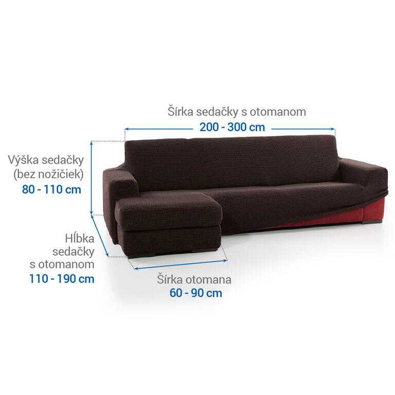 sedačka s otomanom vľavo (š. 200 - 300 cm) - galéria #5