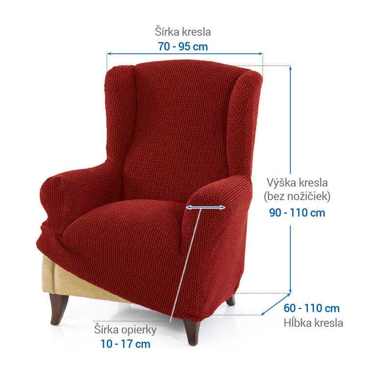 kreslo ušiak (š. 70 - 95 cm) - galéria #5