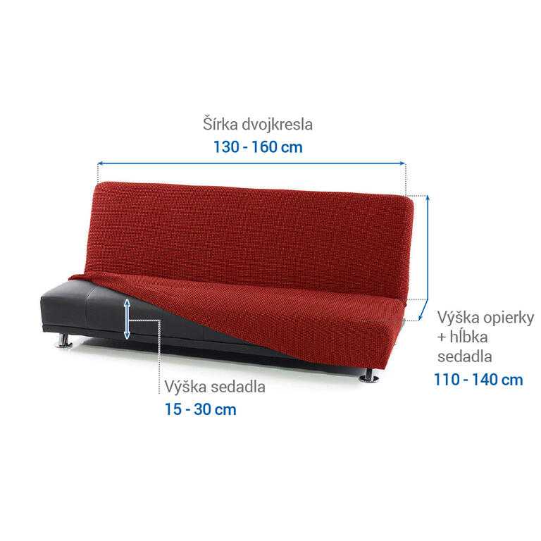 dvojkreslo s drevenými rúčkami (š. 130 - 160 cm) - galéria #5