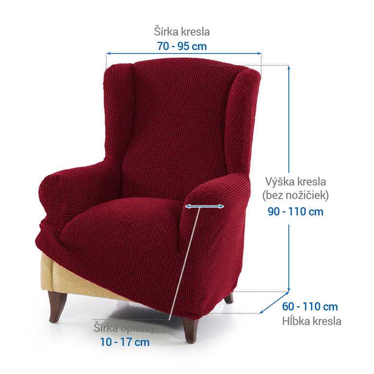 kreslo ušiak (š. 70 - 95 cm) - galéria #5