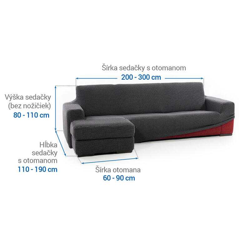sedačka s otomanom vľavo (š. 200 - 300 cm) - galéria #5