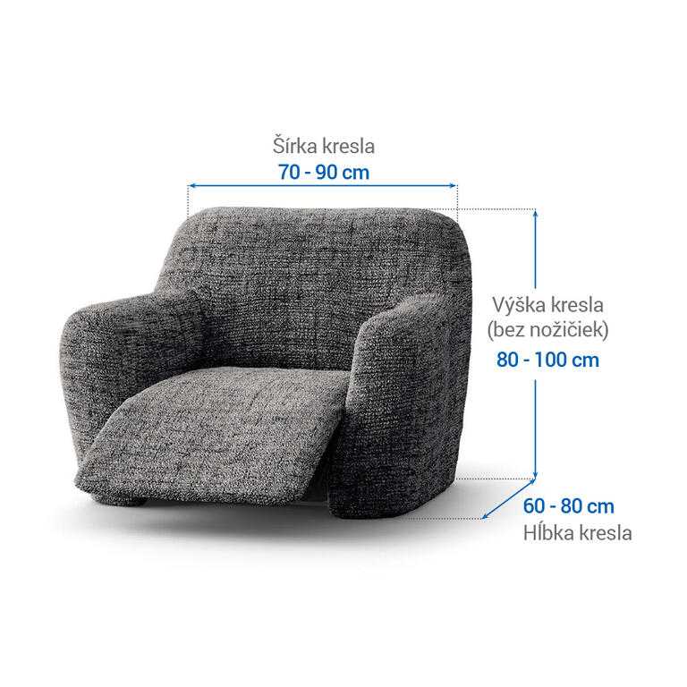 relaxačné kreslo (š. 70 - 90 cm) - galéria #5