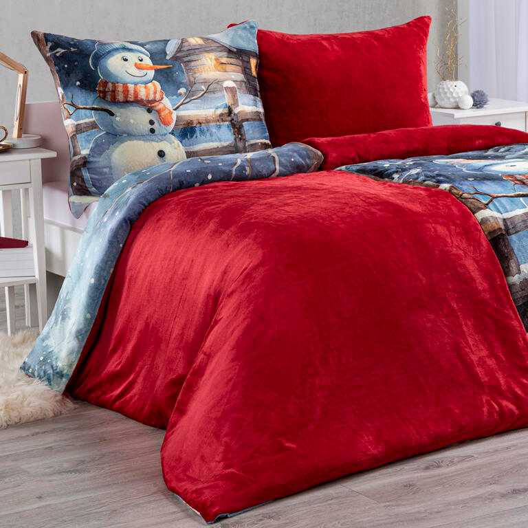 Posteľné obliečky z mikroplyšu SNEHULIAK - galéria #3